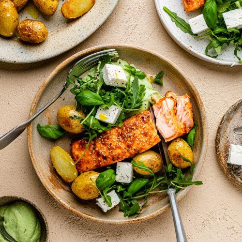 Spiced salmon traybake | The Fertility Kitchen