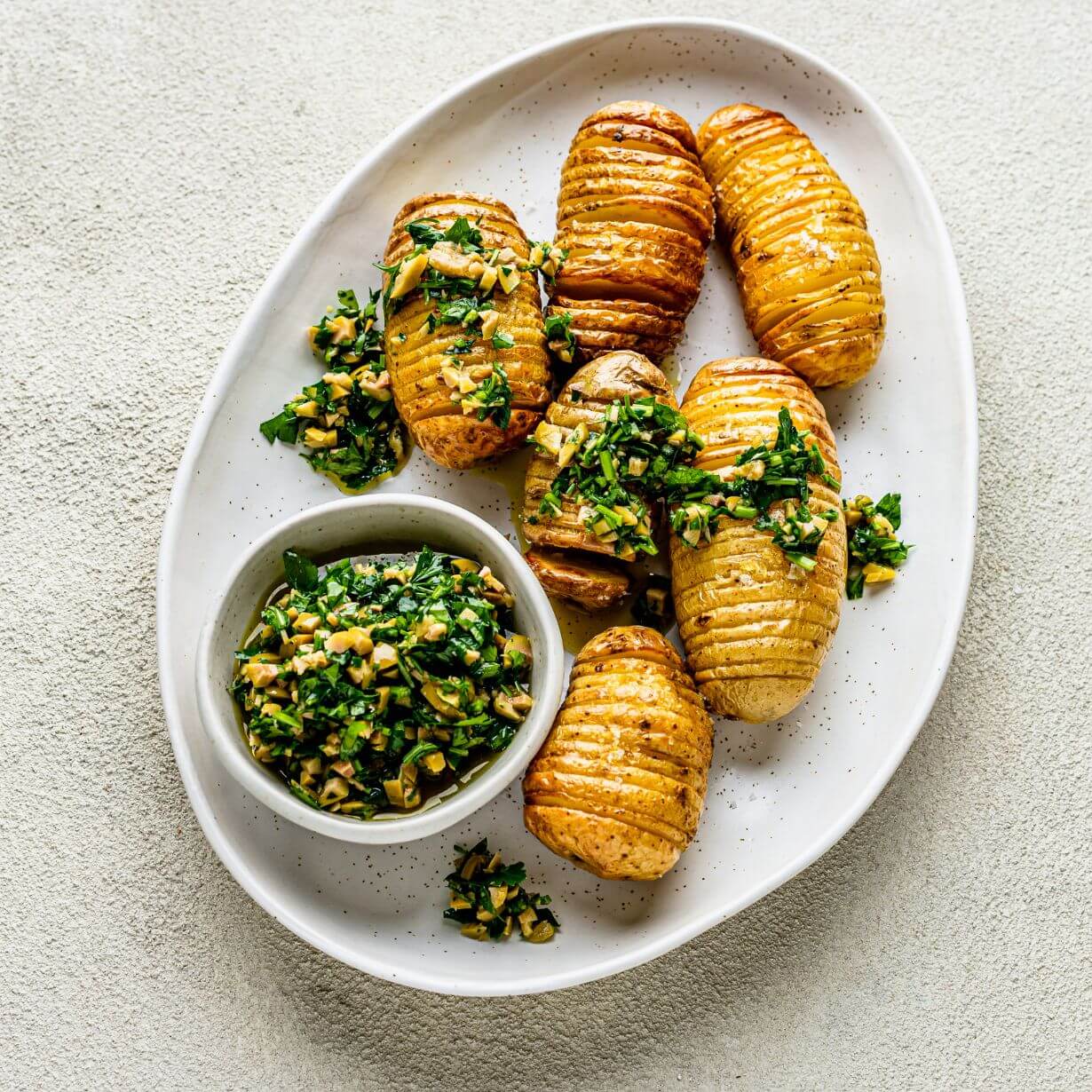 Hasselback potatoes The Fertility Kitchen