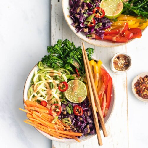 Rainbow pad Thai stir-fry | The Fertility Kitchen