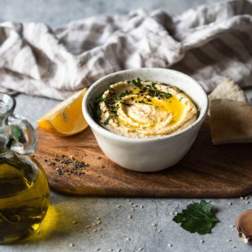 Roasted cauliflower hummus The Fertility Kitchen