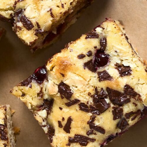 Salted almond butter blondies The Fertility Kitchen
