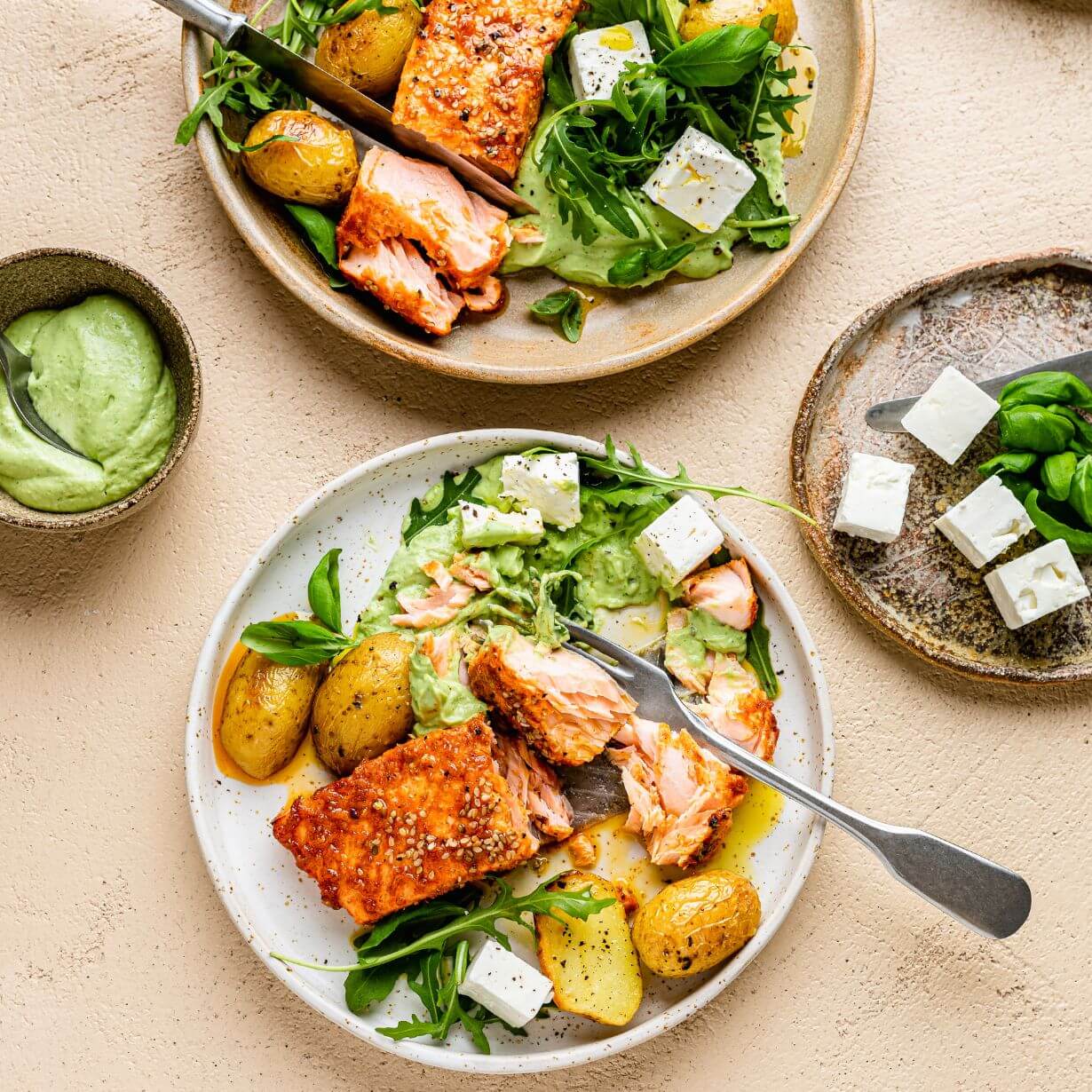 Spiced Salmon Tray Bake The Fertility Kitchen