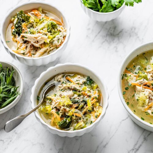 Chicken and vegetable broth with ginger The Fertility Kitchen